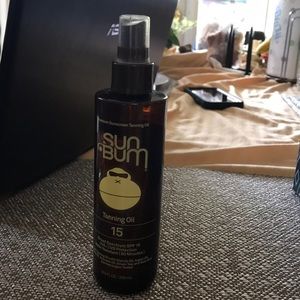 Sun bum tanning oil Spf 15!